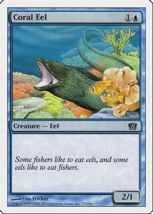 Coral Eel (8ED-070) - 8th Edition Foil、Wizards of the Coast、kayou