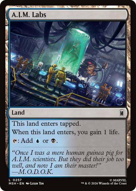 A.I.M. Labs (Foil) | Marvel Super Heroes、Magic: The Gathering、kayou
