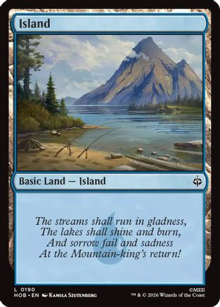 Island (0190) (HOB-190) - The Hobbit Foil、Wizards of the Coast、kayou