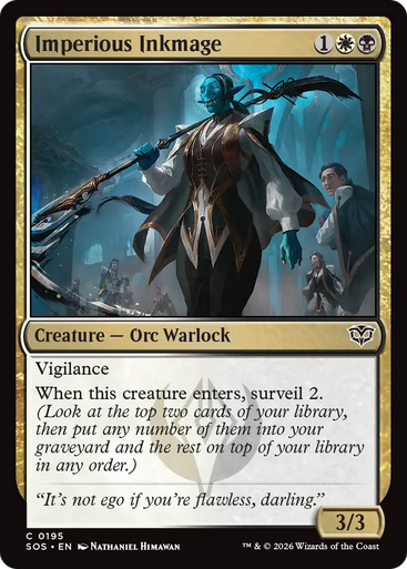 Imperious Inkmage (Foil) | Secrets of Strixhaven、Magic: The Gathering、kayou