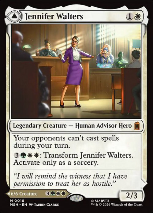MtG Marvel Super Heroes Mythic Rare Jennifer Walters // The Sensational She-Hulk #18、ToyWiz、kayou
