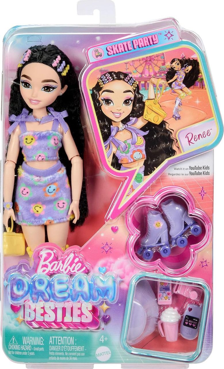 Barbie Dream Besties Skate Party Renee Doll、ToyWiz、kayou