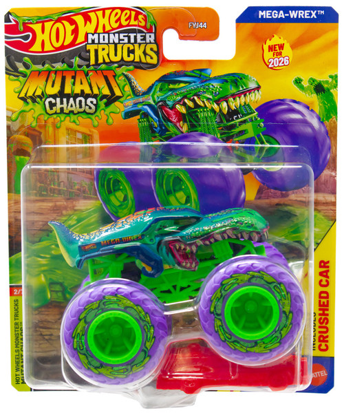 Hot Wheels Monster Trucks Mutant Chaos Mega-Wrex Diecast Car、ToyWiz、kayou