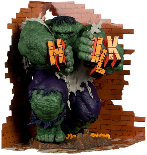 McFarlane Toys Marvel Gold Label Collection The Incredible Hulk Posed Figure with Scene #345、ToyWiz、kayou