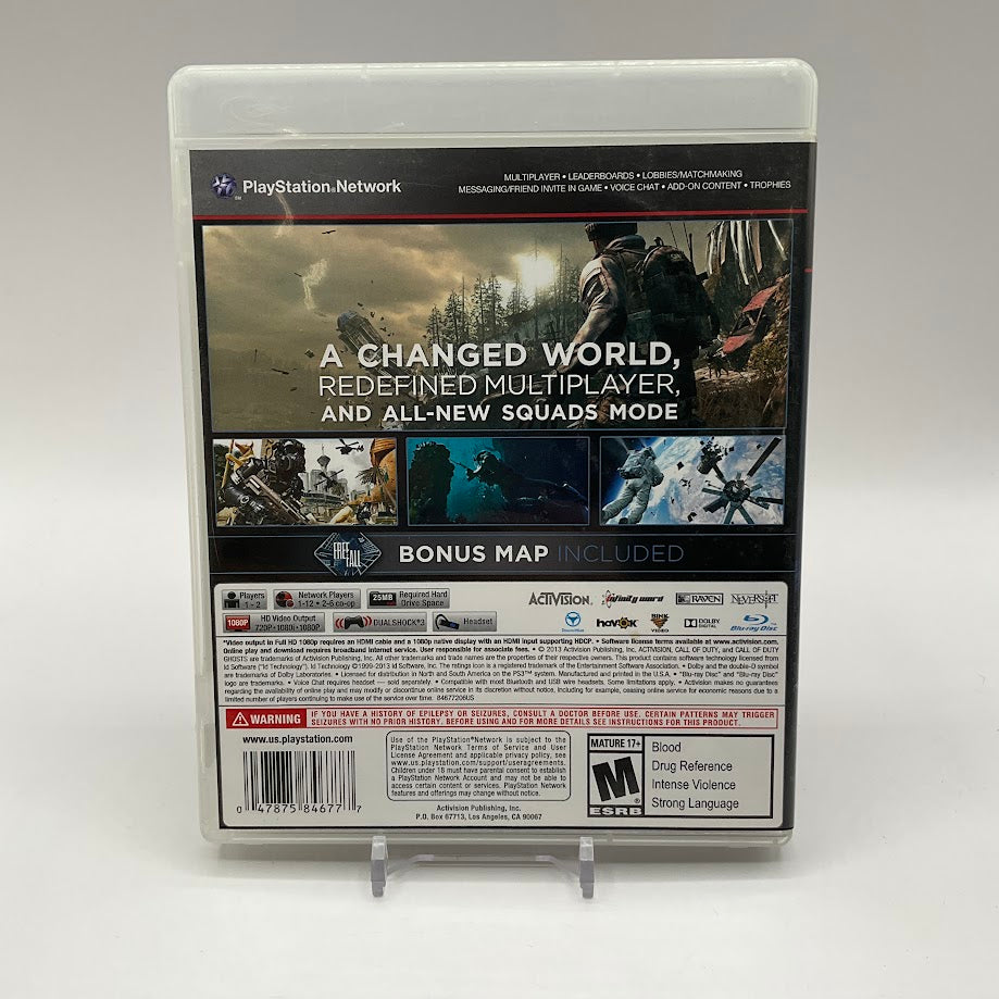 Call of Duty Ghosts Playstation 3 Used #2、Collector Store LLC - VG、kayou