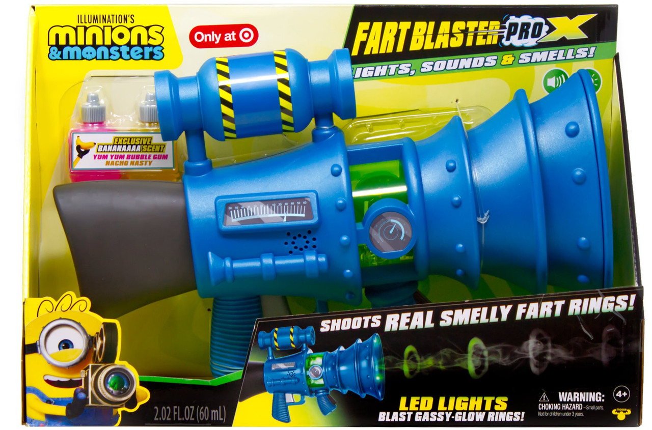 Despicable Me Minions & Monsters Fart Blaster Pro X Exclusive Toy Lights, Sounds & Smells!、ToyWiz、kayou