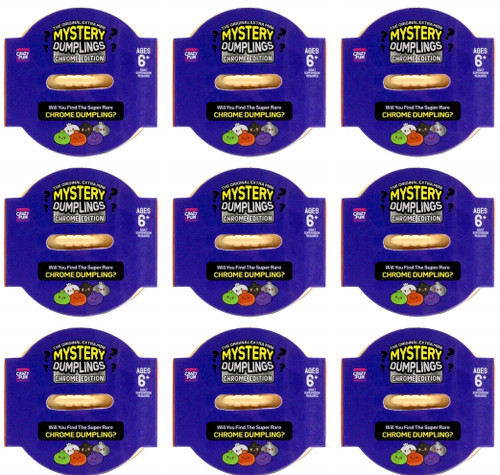 Crazy Fun Official EXTRA MINI Squishy Dumpling CHROME EDITION LOT of 10 Mystery Packs 10 RANDOM Colors! Great for Halloween Trick or Treaters!、ToyWiz、kayou