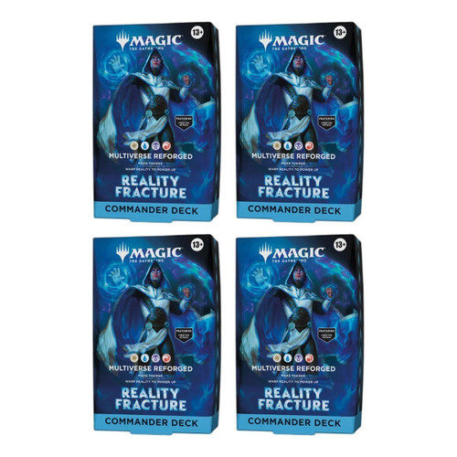 MtG Reality Fracture Multiverse Reforged Box of 4 Commander Decks (Pre-Order ships October)、ToyWiz、kayou