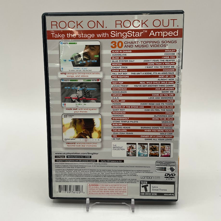 Singstar Amped Playstation 2 Used、Collector Store LLC - VG、kayou