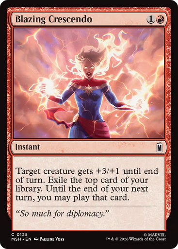 Blazing Crescendo (Foil) | Marvel Super Heroes、Magic: The Gathering、kayou