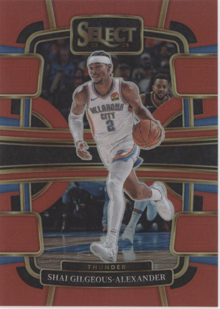 Shai Gilgeous-Alexander 2023-24 Panini Select Red Prizm 131/199 #57、Collector Store LLC、kayou