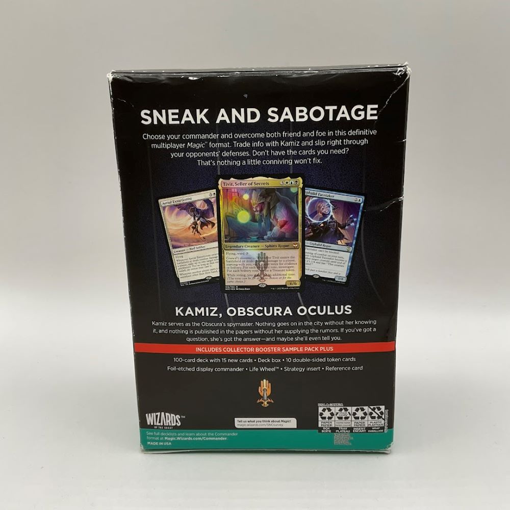 Magic the Gathering: Streets of New Capenna Commander Deck - Obscura Operation #1 *See Picture for Condition*、Magic the Gathering、kayou