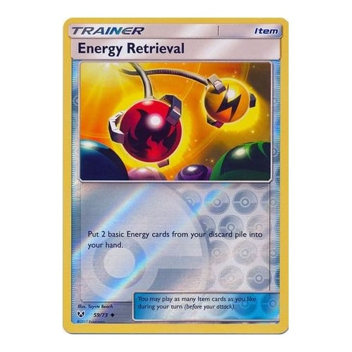 Shining Legends 59/73 Energy Retrieval (Reverse Holo)、Pokemon、kayou