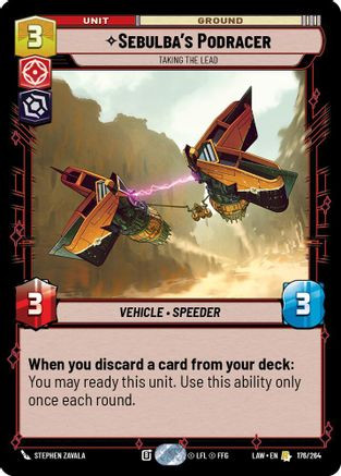 Sebulba's Podracer - Taking the Lead (176/264) - A Lawless Time、Fantasy Flight Games、kayou