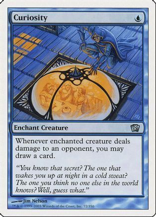 Curiosity (8ED-072) - 8th Edition、Wizards of the Coast、kayou
