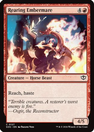 Rearing Embermare (SOS-127) - Secrets of Strixhaven、Wizards of the Coast、kayou