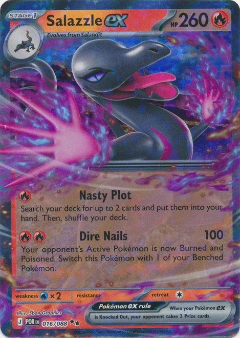 ME Perfect Order 016/088 Salazzle ex (Half Art)、Pokemon、kayou