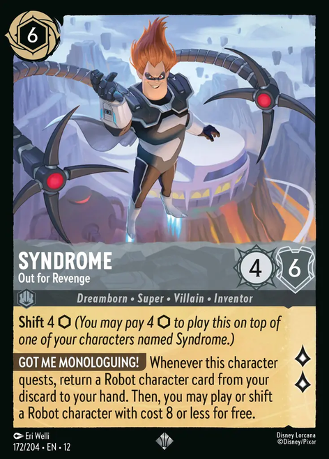 Syndrome - Out for Revenge (Foil) | Wilds Unknown、Disney Lorcana、kayou