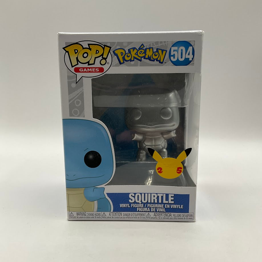 Squirtle (Silver) Funko Pop! Pokemon 25th Anniversary #504、Funko、kayou