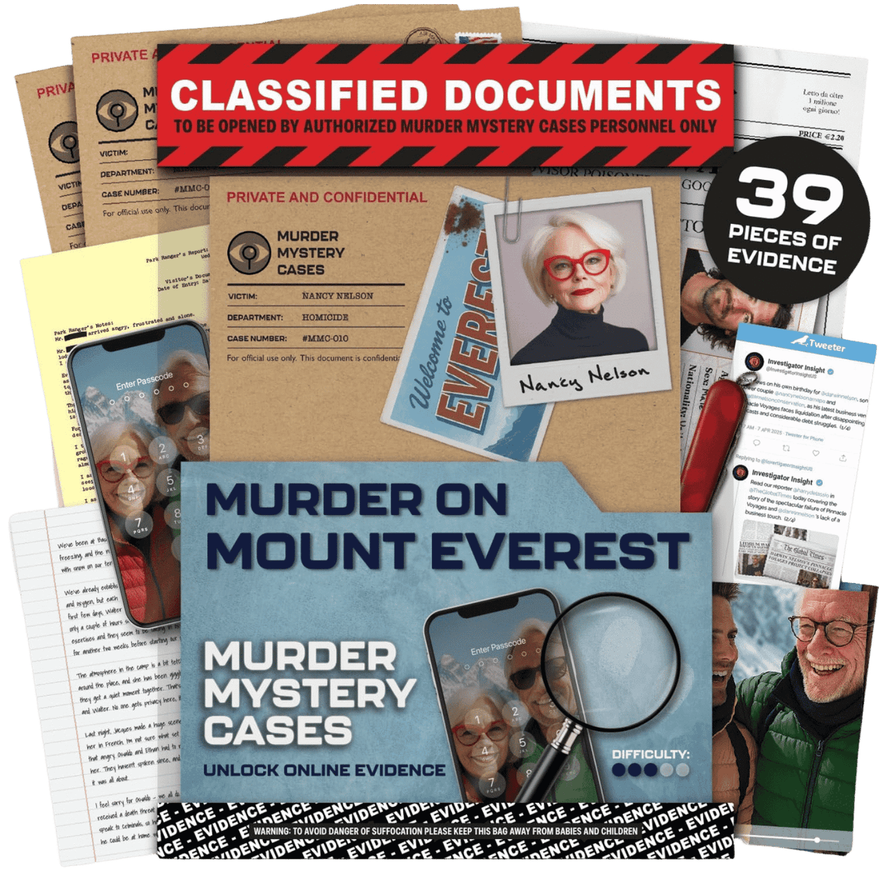 Murder Mystery Cases: Murder on Mount Everest、Lucky Egg、kayou
