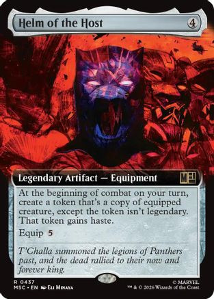 Helm of the Host (Extended Art) (MSC-437) - Commander: Marvel Super Heroes、Wizards of the Coast、kayou