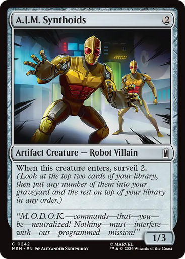 A.I.M. Synthoids (Foil) | Marvel Super Heroes、Magic: The Gathering、kayou