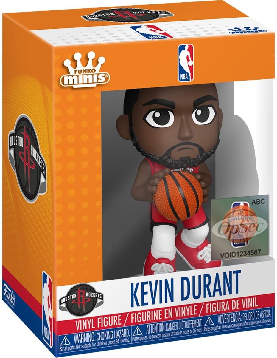 Funko NBA Houston Rockets Minis Kevin Durant 3-Inch Mini Figure、ToyWiz、kayou