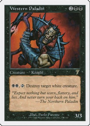 Western Paladin (7ED-170) - 7th Edition Foil、Wizards of the Coast、kayou