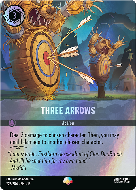 Three Arrows (Epic Rare) | Wilds Unknown、Disney Lorcana、kayou