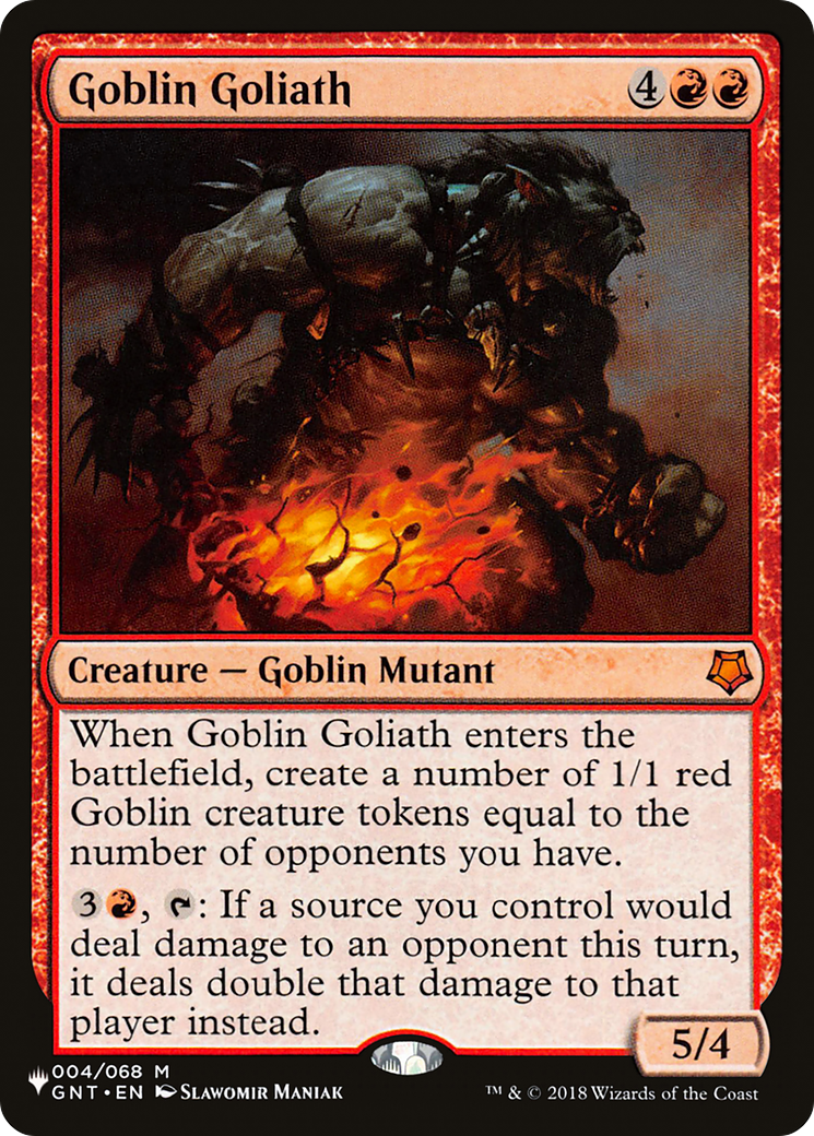 Goblin Goliath (LIST-004/068) - The List、Wizards of the Coast、kayou