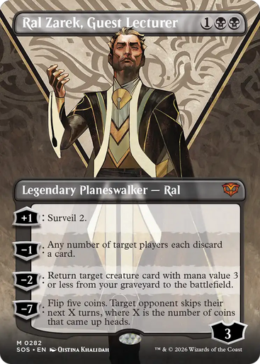 Ral Zarek, Guest Lecturer (Borderless Art) | Secrets of Strixhaven、Magic: The Gathering、kayou