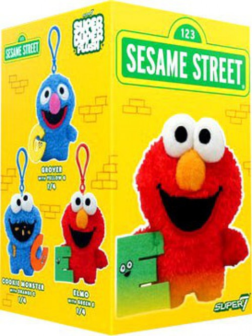 Super Duper Plush Sesame Street Series 1 4-Inch Mystery Pack 1 RANDOM Plush、ToyWiz、kayou