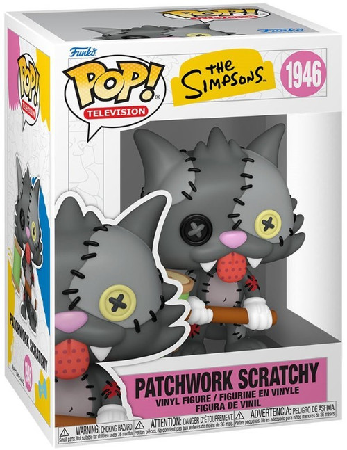 Funko The Simpsons POP! Animation Scratchy Patchwork Vinyl Figure #1946 (Pre-Order ships September)、ToyWiz、kayou