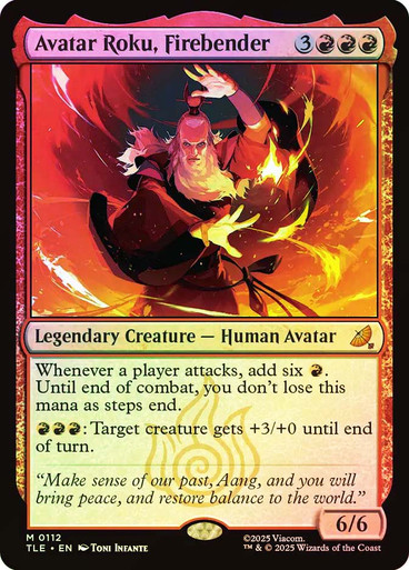 Avatar Roku, Firebender、Magic: The Gathering、kayou