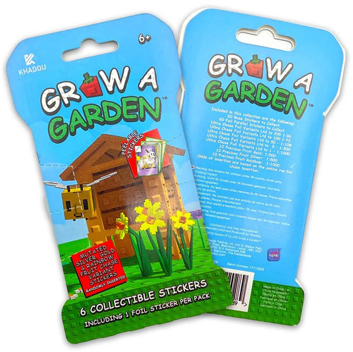 Grow a Garden Sticker Pack 6 Stickers、ToyWiz、kayou