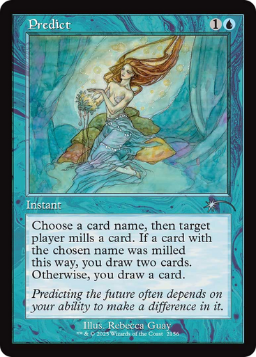 Predict (Secret Lair - Chaos Vault: Dandan) | Secret Lair Drops、Magic: The Gathering、kayou