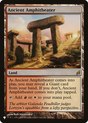 Ancient Amphitheater (LIST-266/301) - The List、Wizards of the Coast、kayou