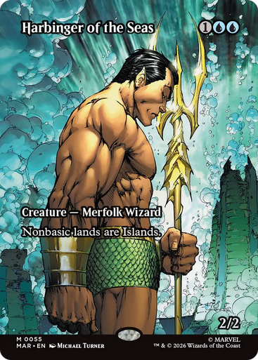 Harbinger of the Seas (Borderless Source Material) | Marvel Universe、Magic: The Gathering、kayou