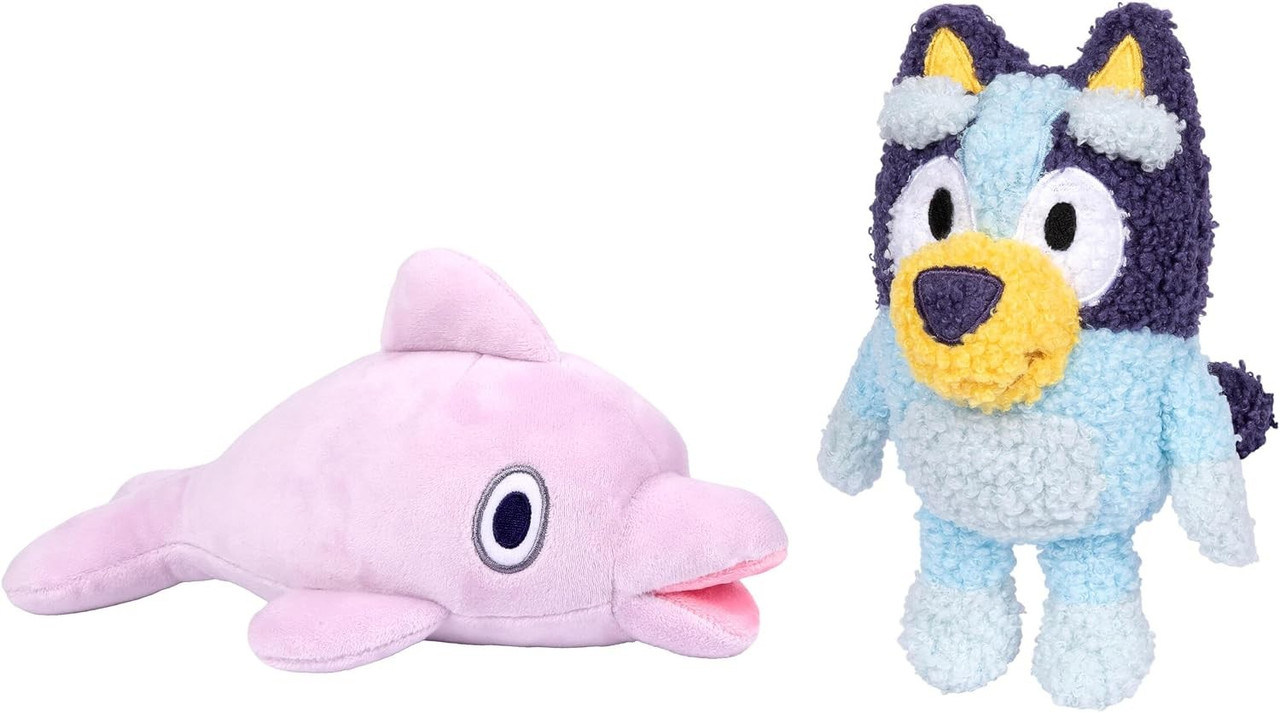 Teddy Bluey & Grey Dancer 8-Inch Plush 2-Pack、ToyWiz、kayou