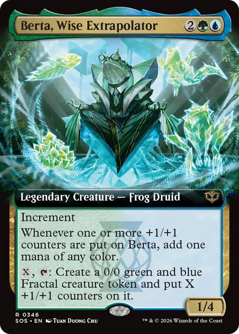 Berta, Wise Extrapolator (Extended Art Foil) | Secrets of Strixhaven、Magic: The Gathering、kayou