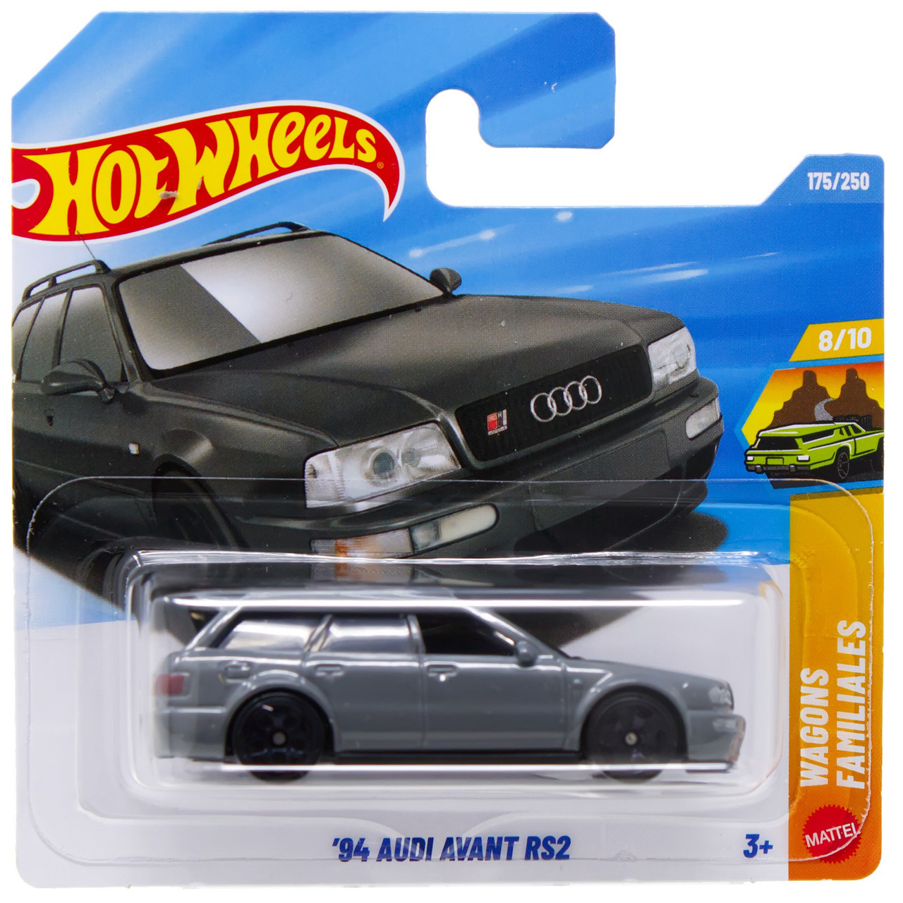 Hot Wheels Wagons '94 Audi Avant RS2 Diecast Car、ToyWiz、kayou