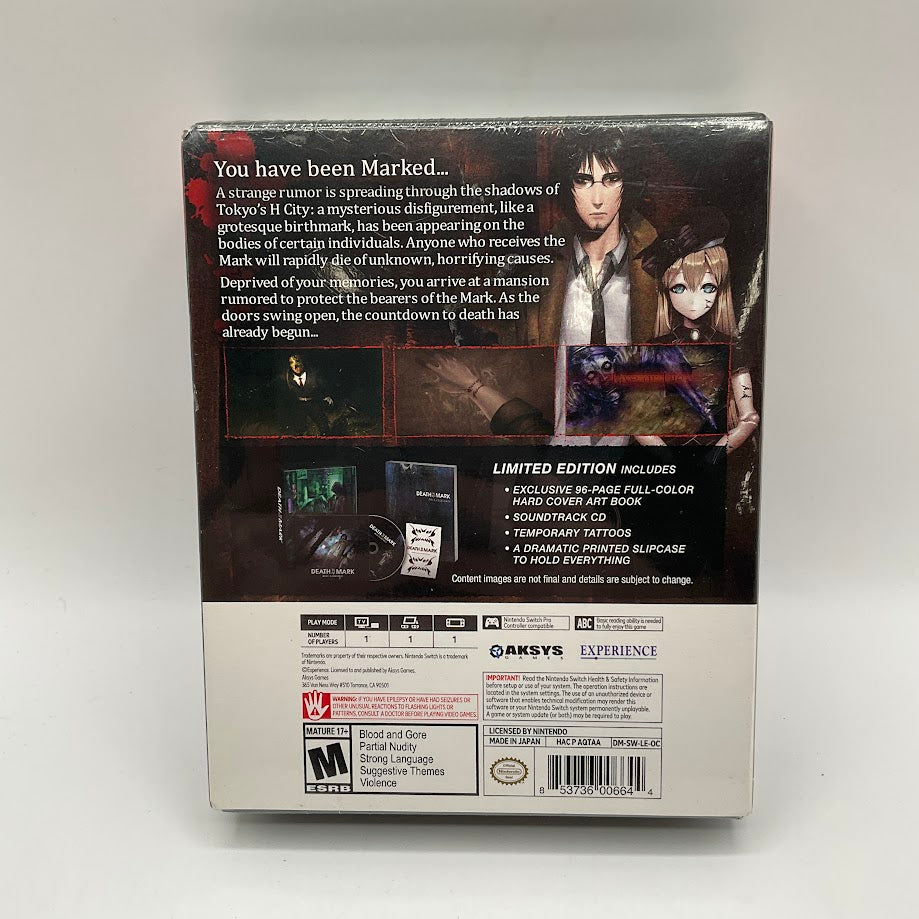 Death Mark Limited Edition Nintendo Switch Sealed、Collector Store LLC - VG、kayou