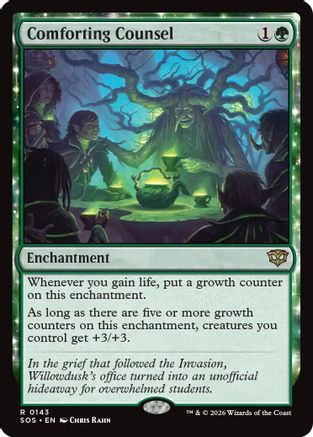 Comforting Counsel (SOS-143) - Secrets of Strixhaven Foil、Wizards of the Coast、kayou