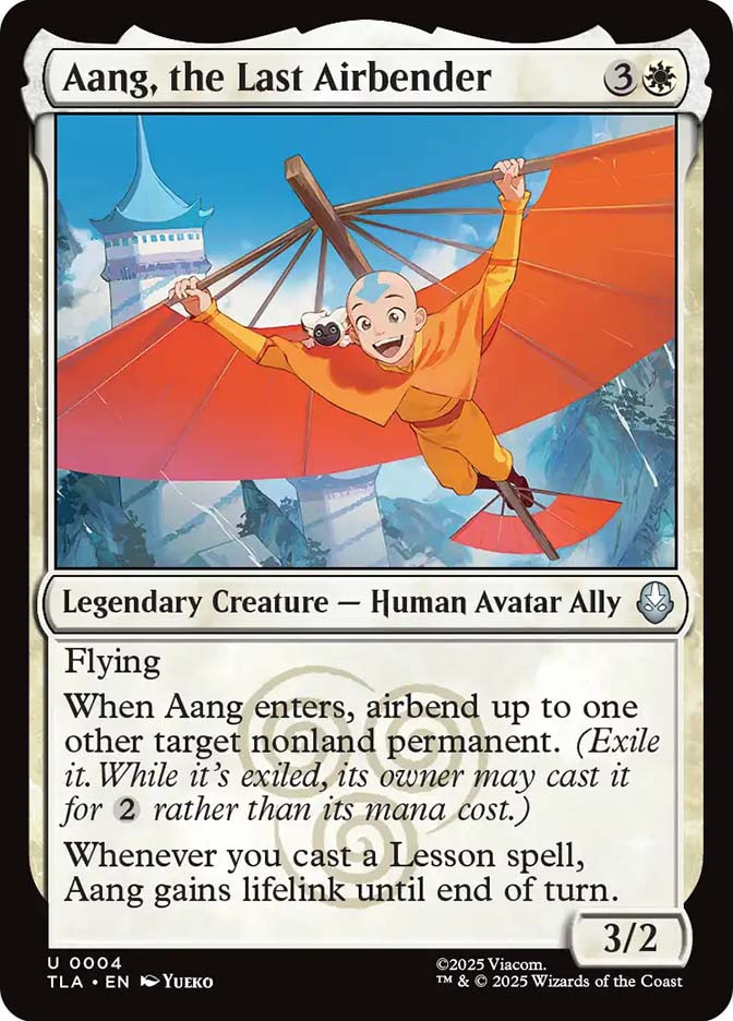 Aang, the Last Airbender、Magic: The Gathering、kayou