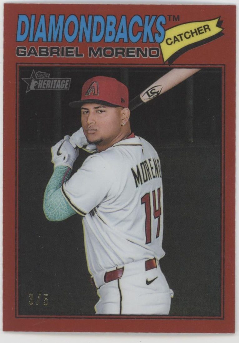 Gabriel Moreno 2026 Topps Chrome Heritage Red Refractor 3/5 #361、Collector Store LLC、kayou