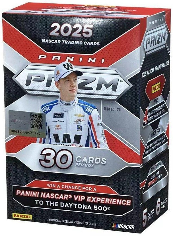 NASCAR Panini 2025 Prizm Racing Trading Card BLASTER Box 6 Packs、ToyWiz、kayou