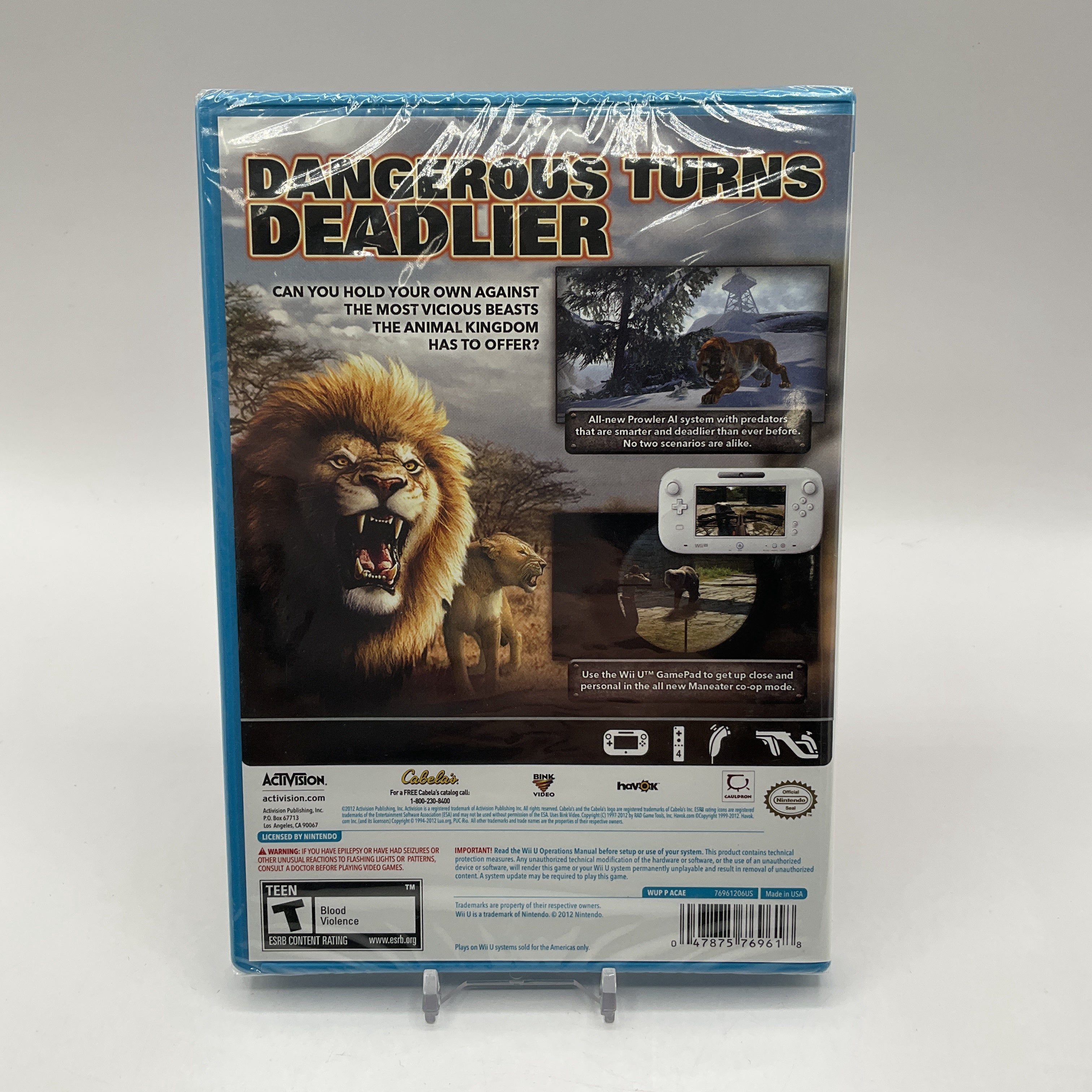 Cabela's Dangerous Hunts 2013 Wii U Sealed、Collector Store LLC - VG、kayou