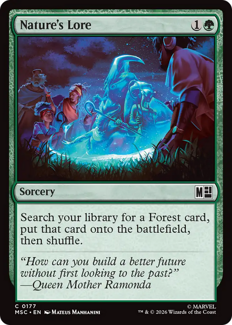Nature's Lore | Marvel Super Heroes Commander、Magic: The Gathering、kayou