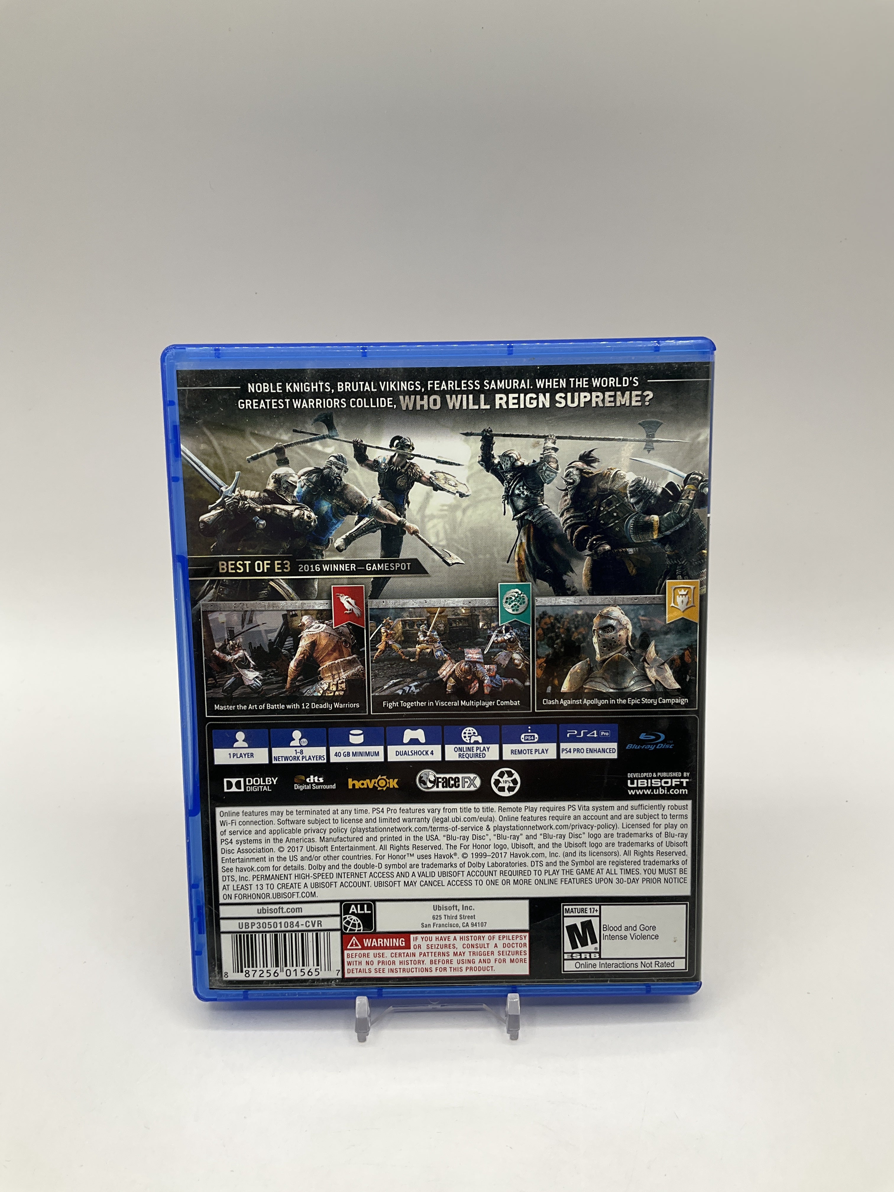 For Honor Playstation 4 Used、Collector Store LLC - VG、kayou