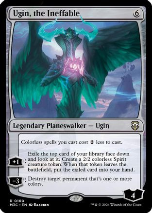 Ugin, the Ineffable (Ripple Foil) (M3C-160) - Modern Horizons 3 Commander Foil、Wizards of the Coast、kayou